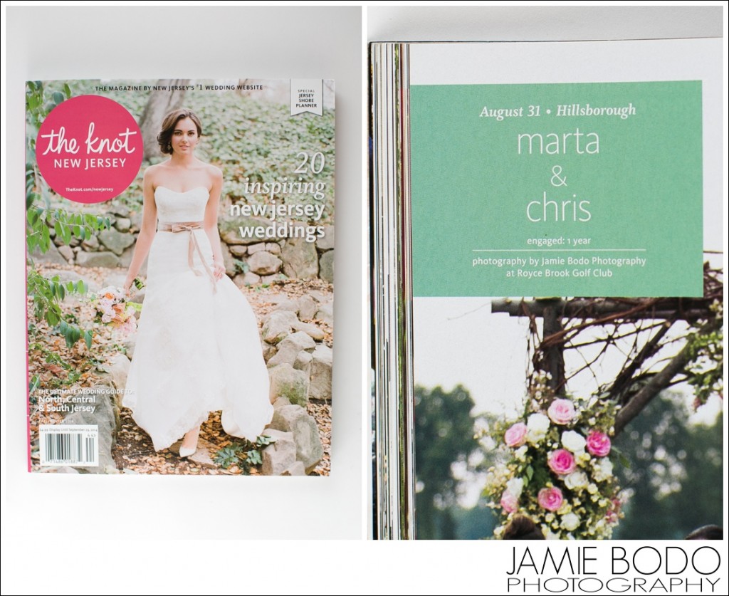 Published in The Knot Fall Winter 2014 Magazine NJ Jamie Bodo Photography_0209